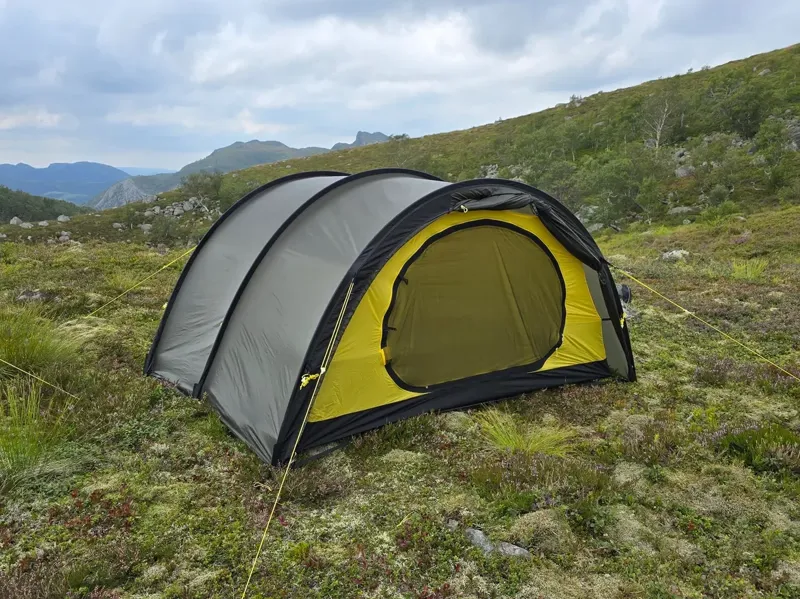 Nortent Ly 2 Silnylon 4S Tent with Footprint in Army Green-9