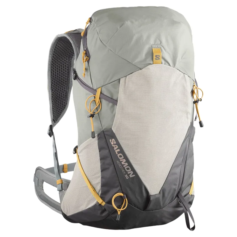 Salomon Aerotrek 30 Hiking Backpack Mens in Sedona Sage/Seagrass/Iron