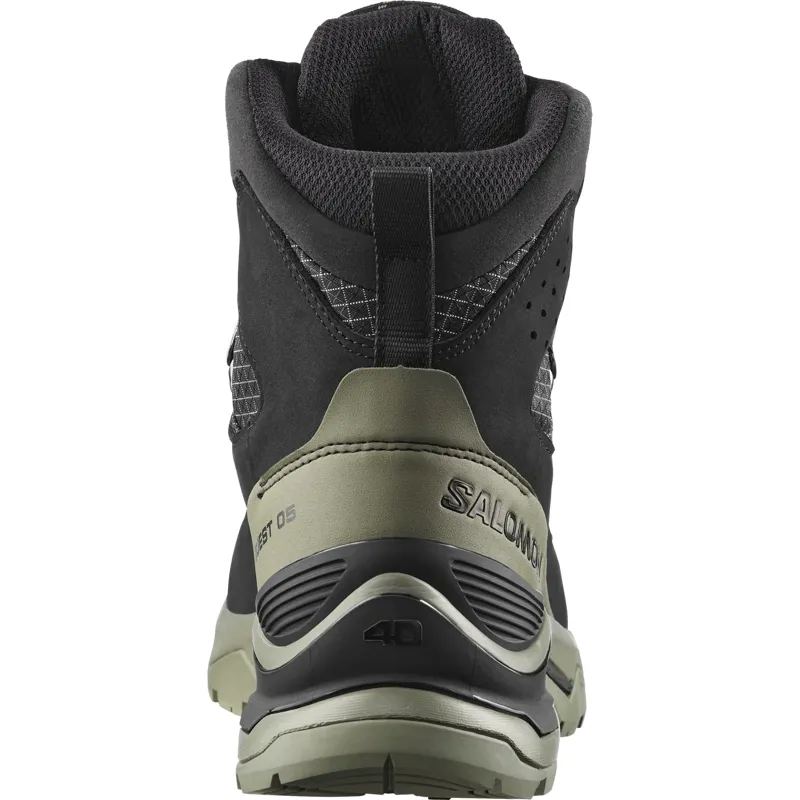 Salomon Quest 5 GTX Men's in Black/Deep Lichen Green-5