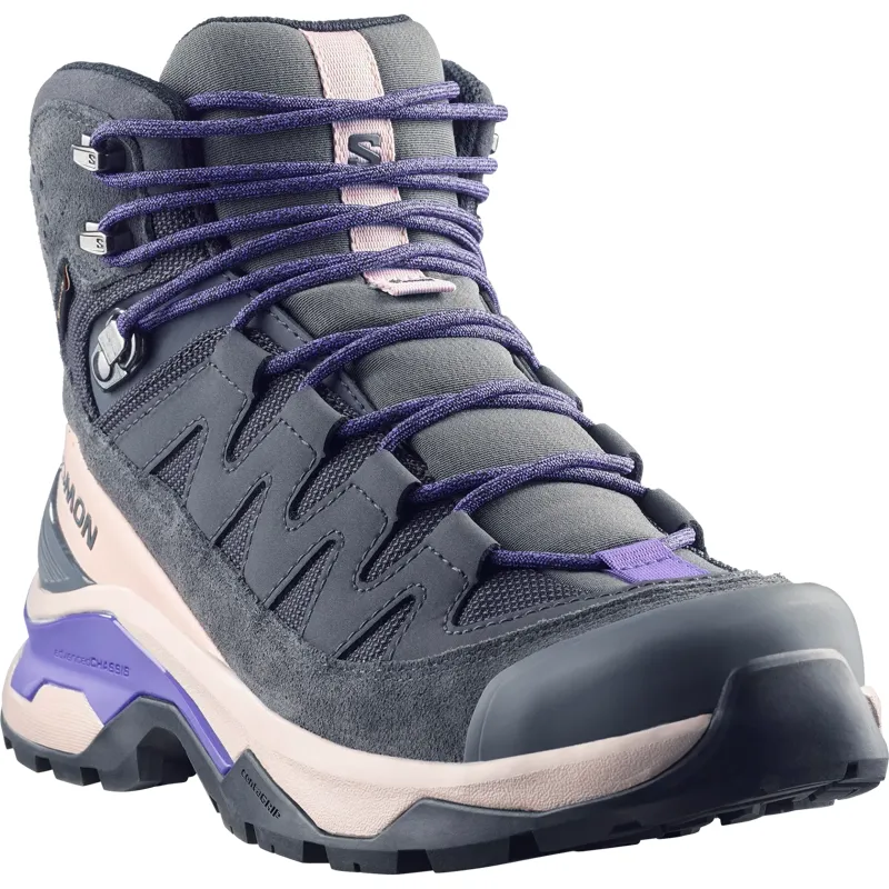 Salomon Quest Echo GTX Women's Boots in Asphalt/Shadow Gray/Deep Blue-3