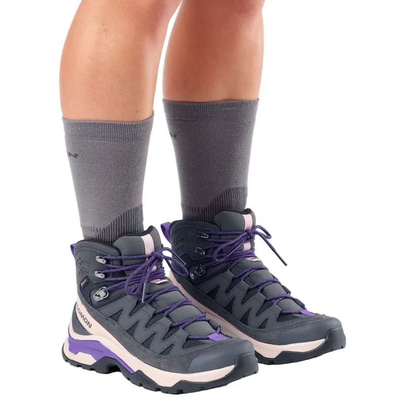 Salomon Quest Echo GTX Women's Boots in Asphalt/Shadow Gray/Deep Blue-5