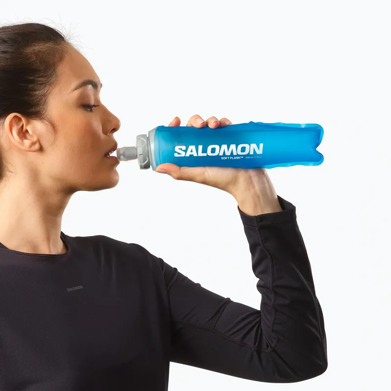 Salomon Soft Flask 500ml/17oz ULT in Clear Blue-1