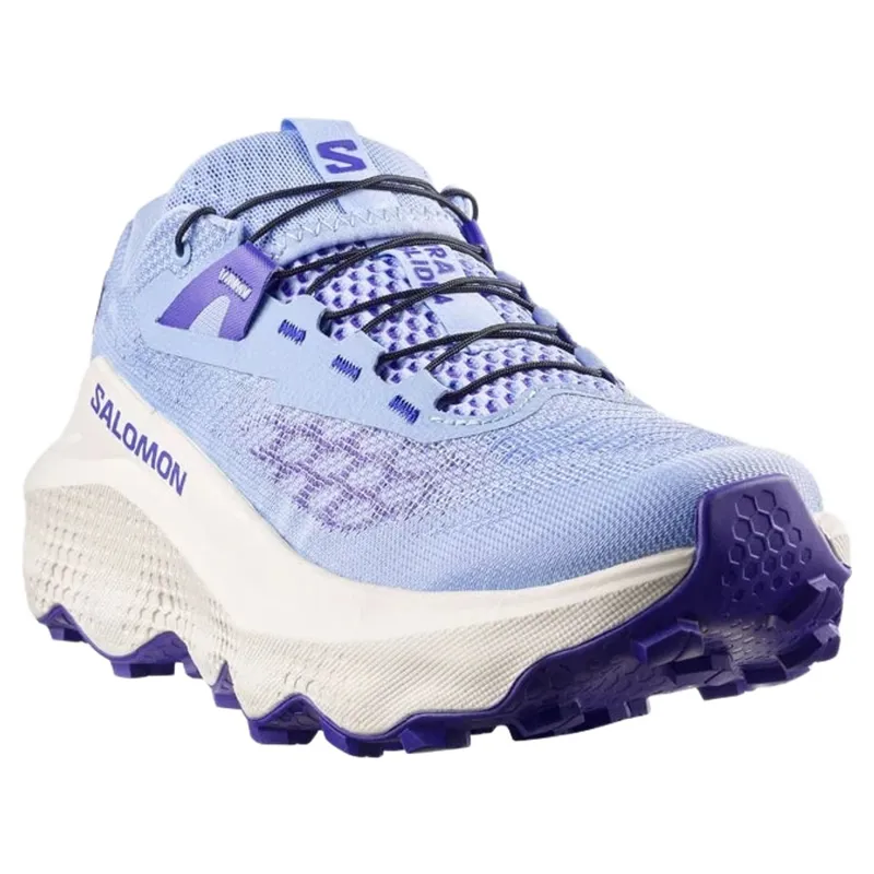 Salomon Ultra Glide 4 Trail Shoes Womens in Brunnera Blue/Vanilla Ice-3