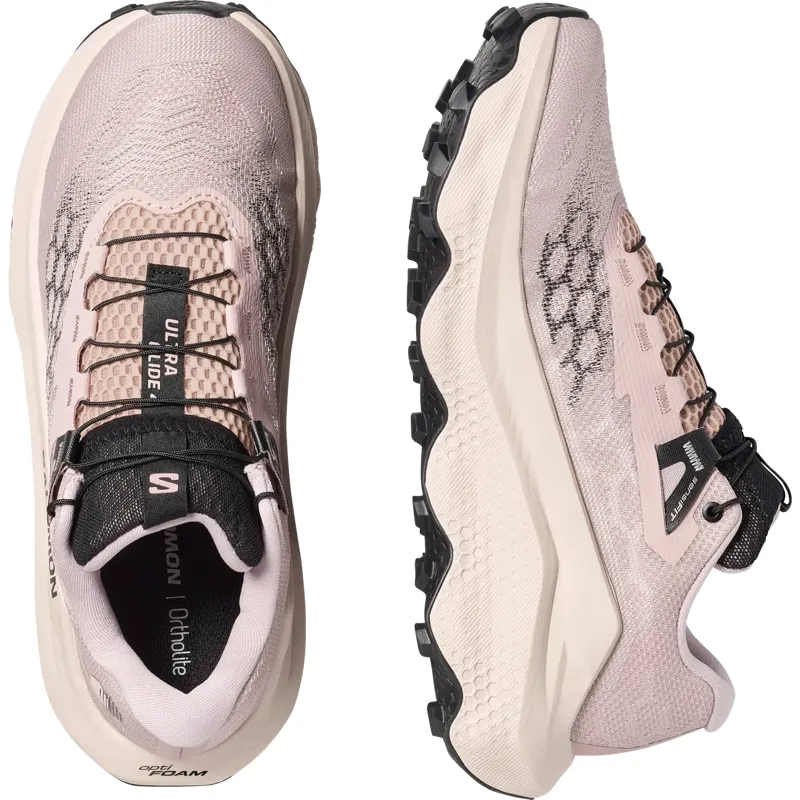 Salomon Ultra Glide 4 Women's Trail Shoes in Shadow Gray/Tapioca/Black-2