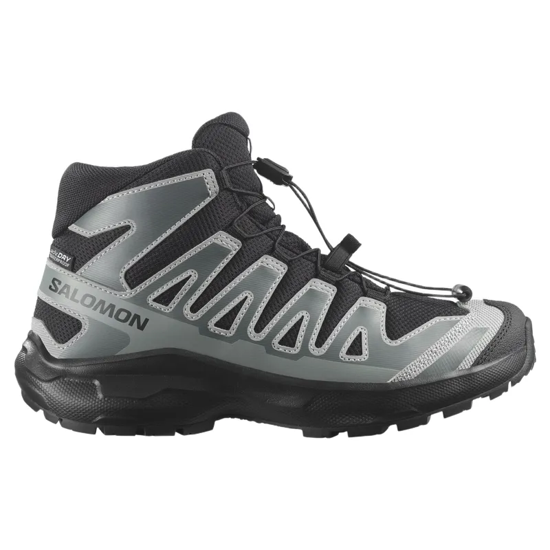 Salomon XA Pro Mid Waterproof Shoes Junior in Black/Sedona Sage