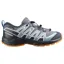 Salomon XA Pro V8 Waterproof Kids in Grisaille/Dark Blue/Turmeric