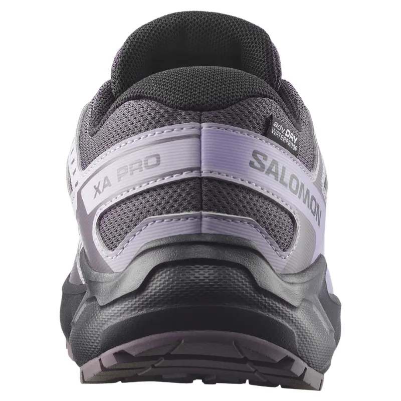 Salomon XA Pro Waterproof Shoes Junior in Huckleberry/Black/Nectarine-5
