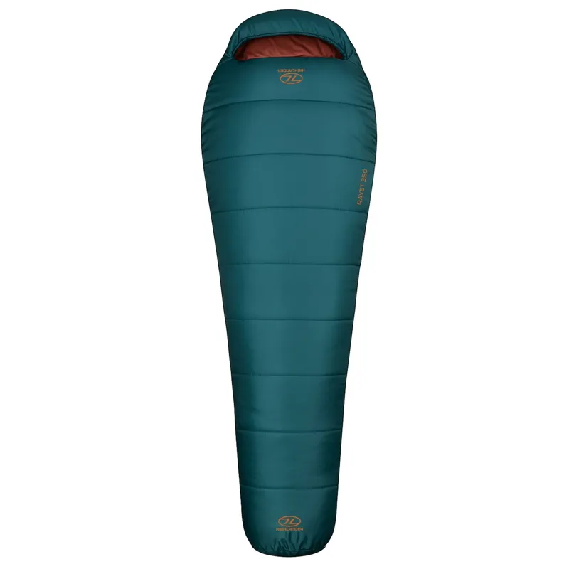 Highlander Rayet 350 Sleeping Bag in Pine Green