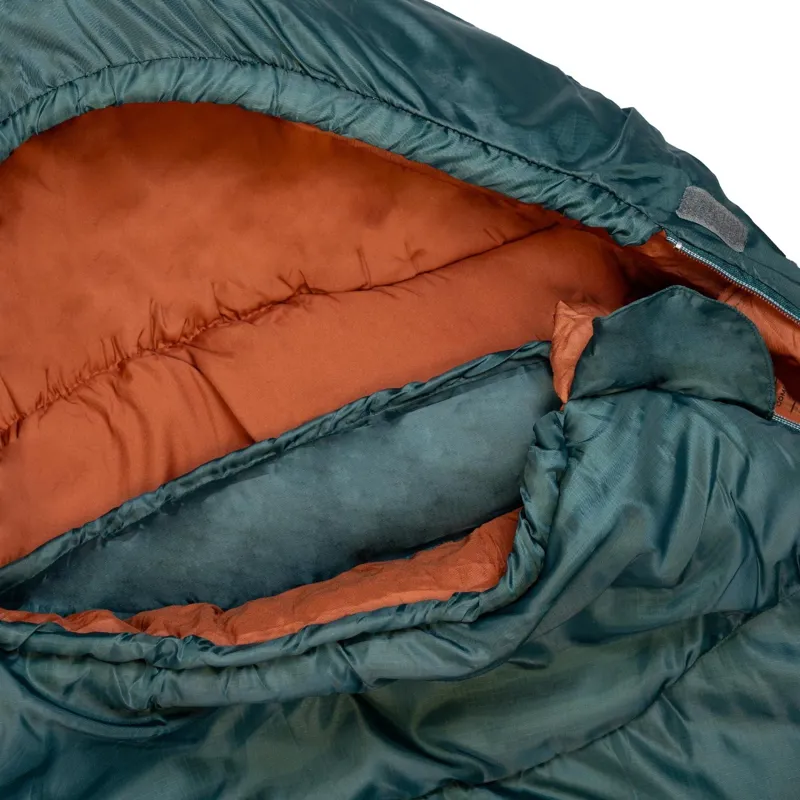 Highlander Rayet 350 Sleeping Bag in Pine Green-5