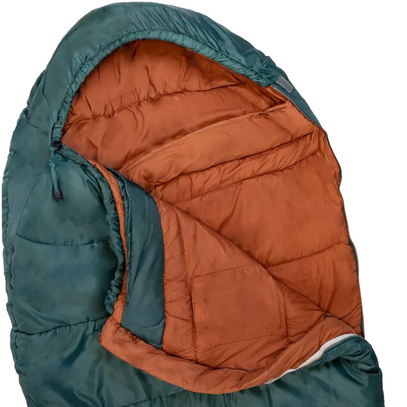 Highlander Rayet 350 Sleeping Bag in Pine Green-4