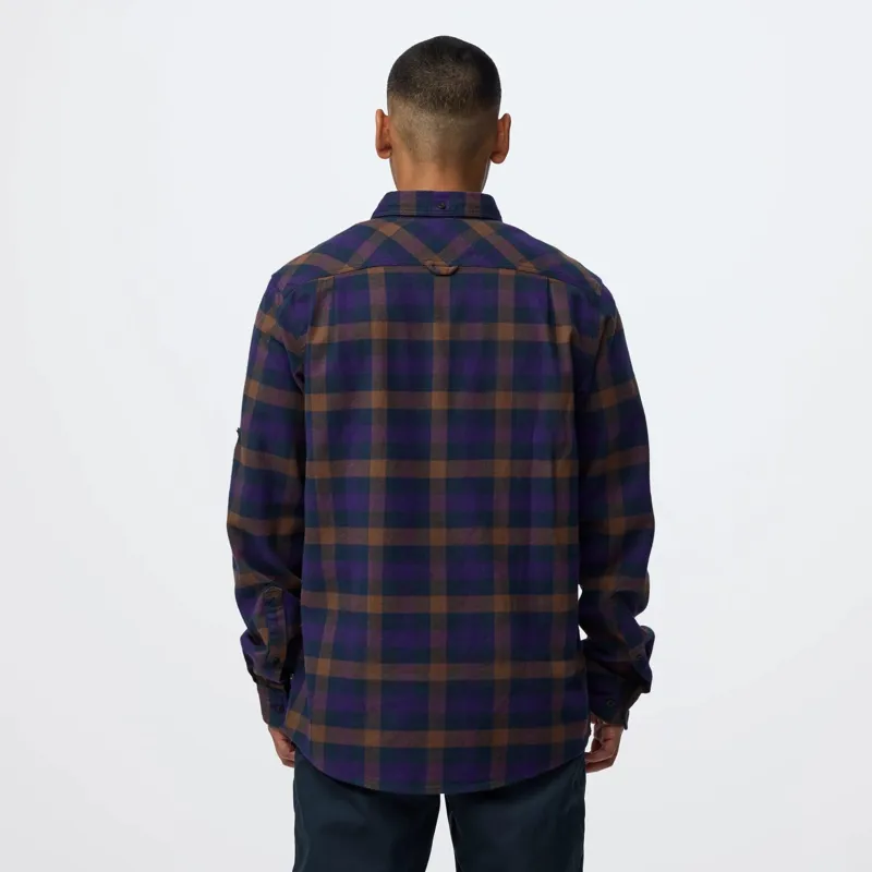 Fjallraven Skog Relaxed Shirt Mens in Laurel Green/Dark Navy-4