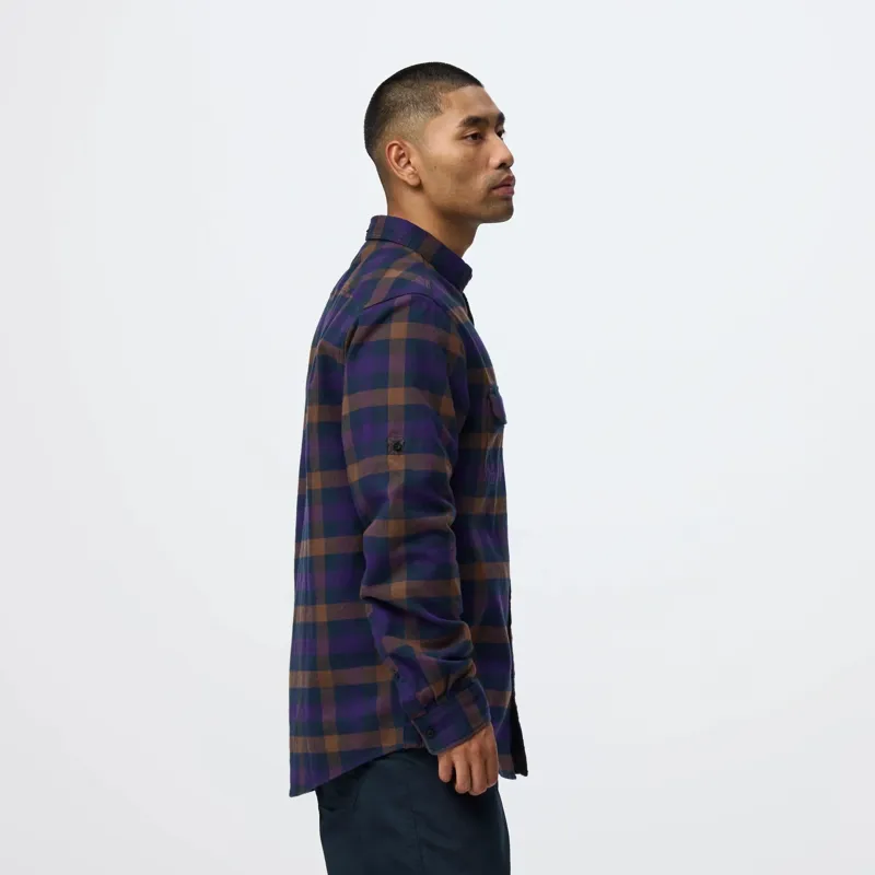Fjallraven Skog Relaxed Shirt Mens in Laurel Green/Dark Navy-5