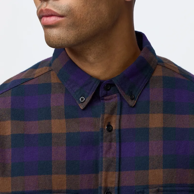 Fjallraven Skog Relaxed Shirt Mens in Autumn Leaf/Wood Brown-8