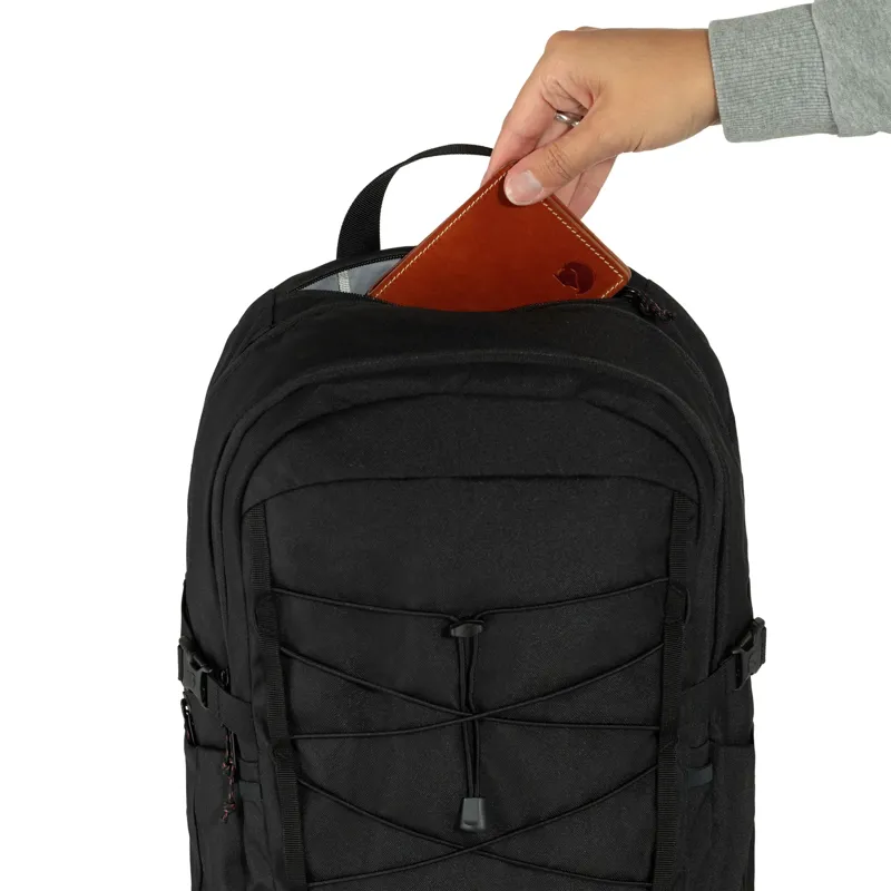 Fjallraven Skule 28 Backpack in Black-8