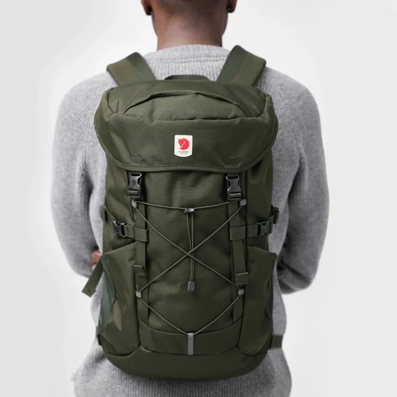 Fjallraven Skule Top 26 Rucksack in Deep Forest-4