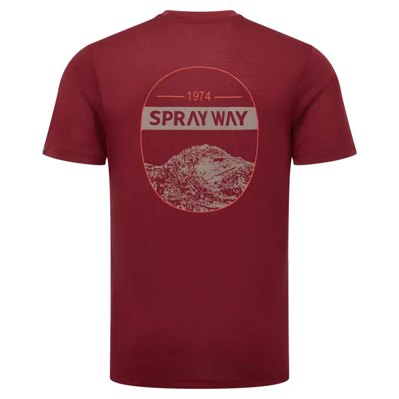 Sprayway Clip Tee Mens in Sumac-1