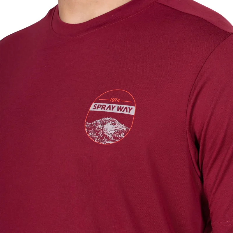 Sprayway Clip Tee Mens in Sumac-5
