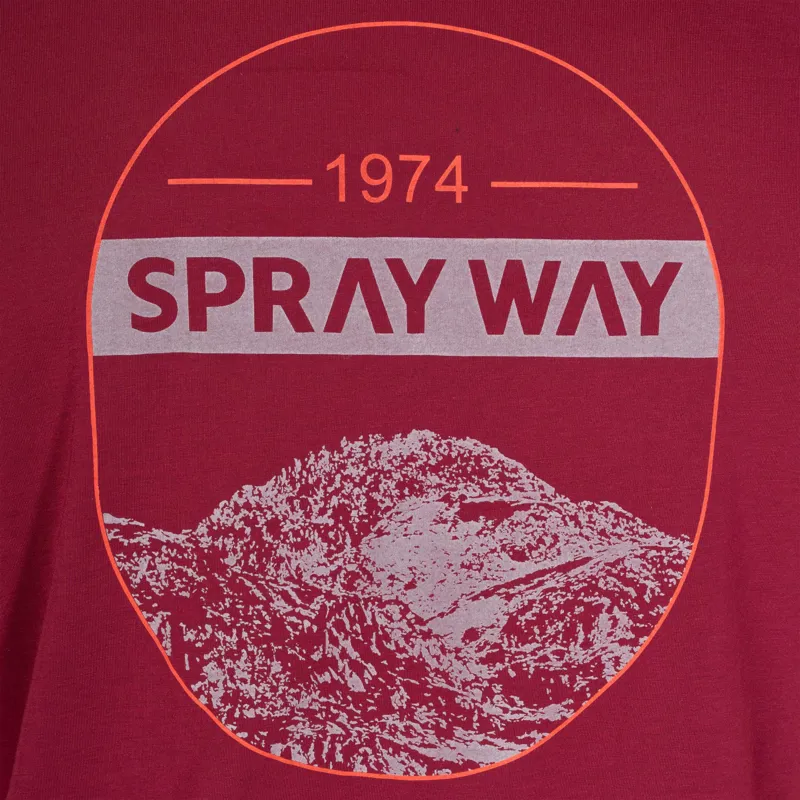 Sprayway Clip Tee Mens in Sumac-6