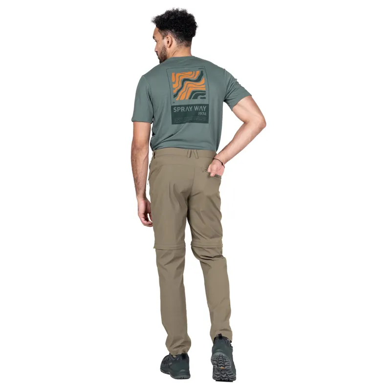 Sprayway Compass Convert Men's Pant in Brownstone-3