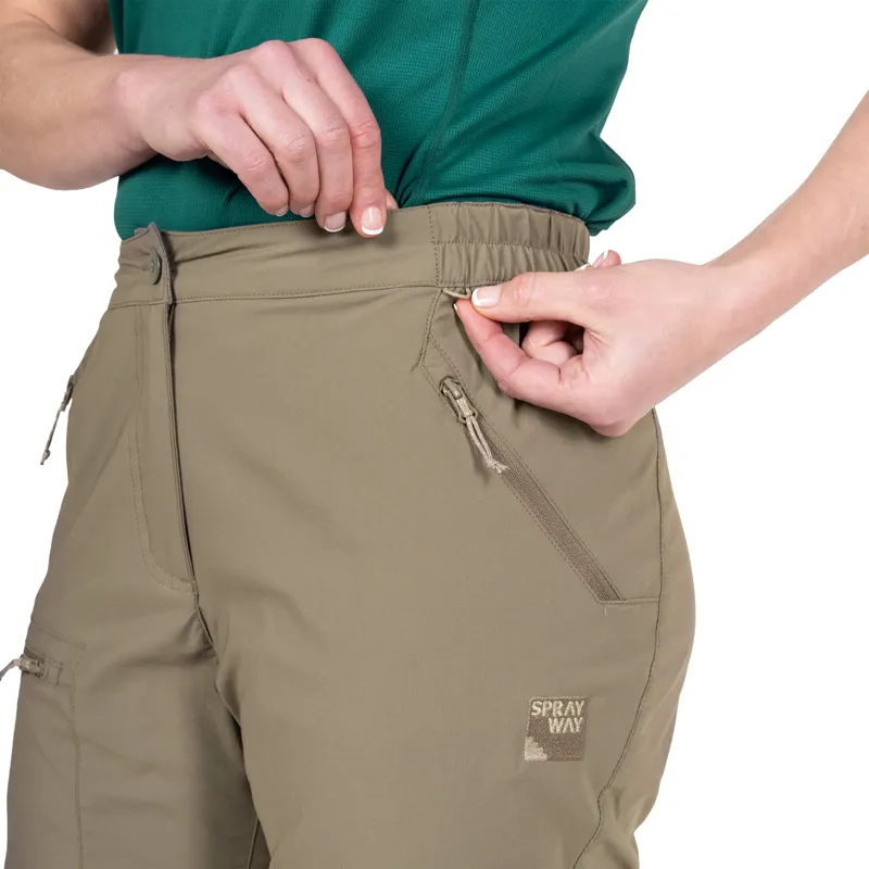 Sprayway Escape Convert Womens Pant in Brownstone-11