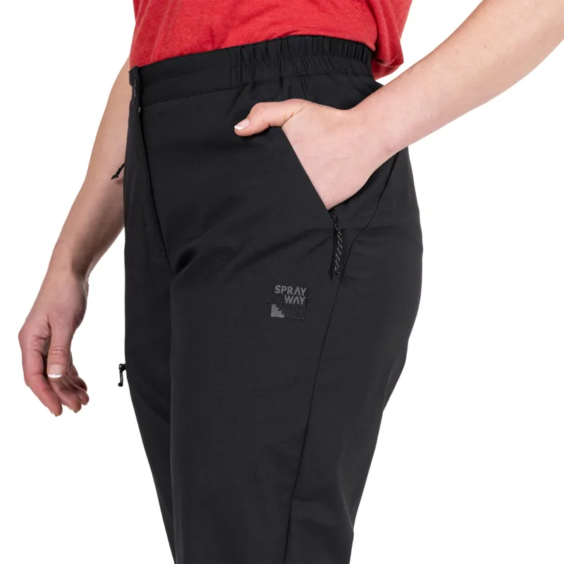 Sprayway Escape Women's Hiking Trousers in Black-9