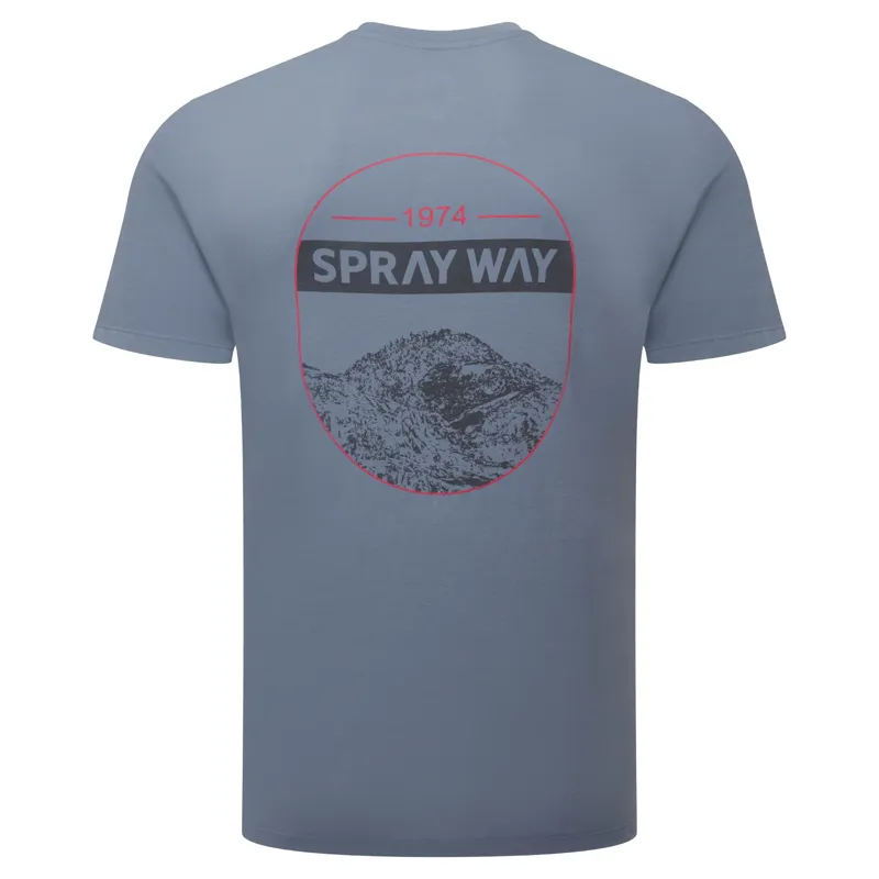 Sprayway Out and About Tee Men's in Flint Stone-1