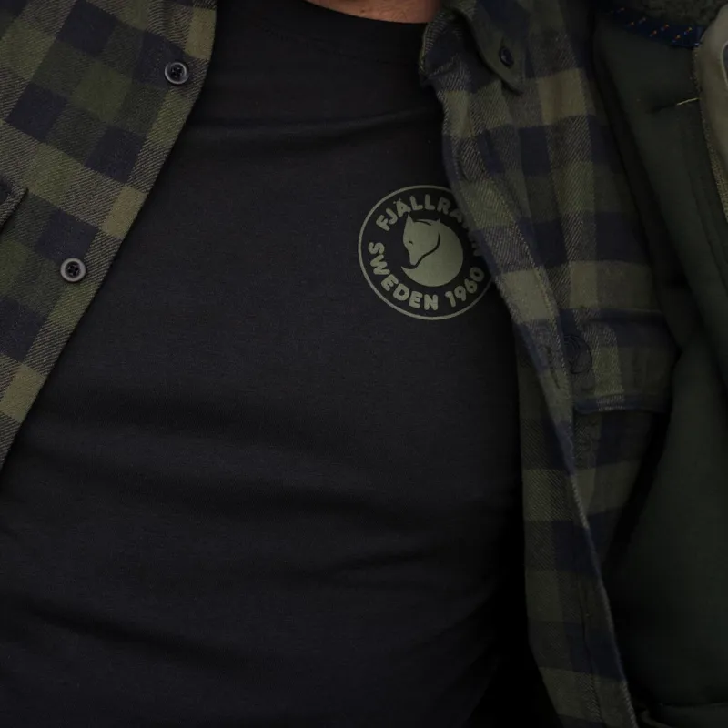 Fjallraven 1960 Logo T-Shirt Mens in Patina Green-4