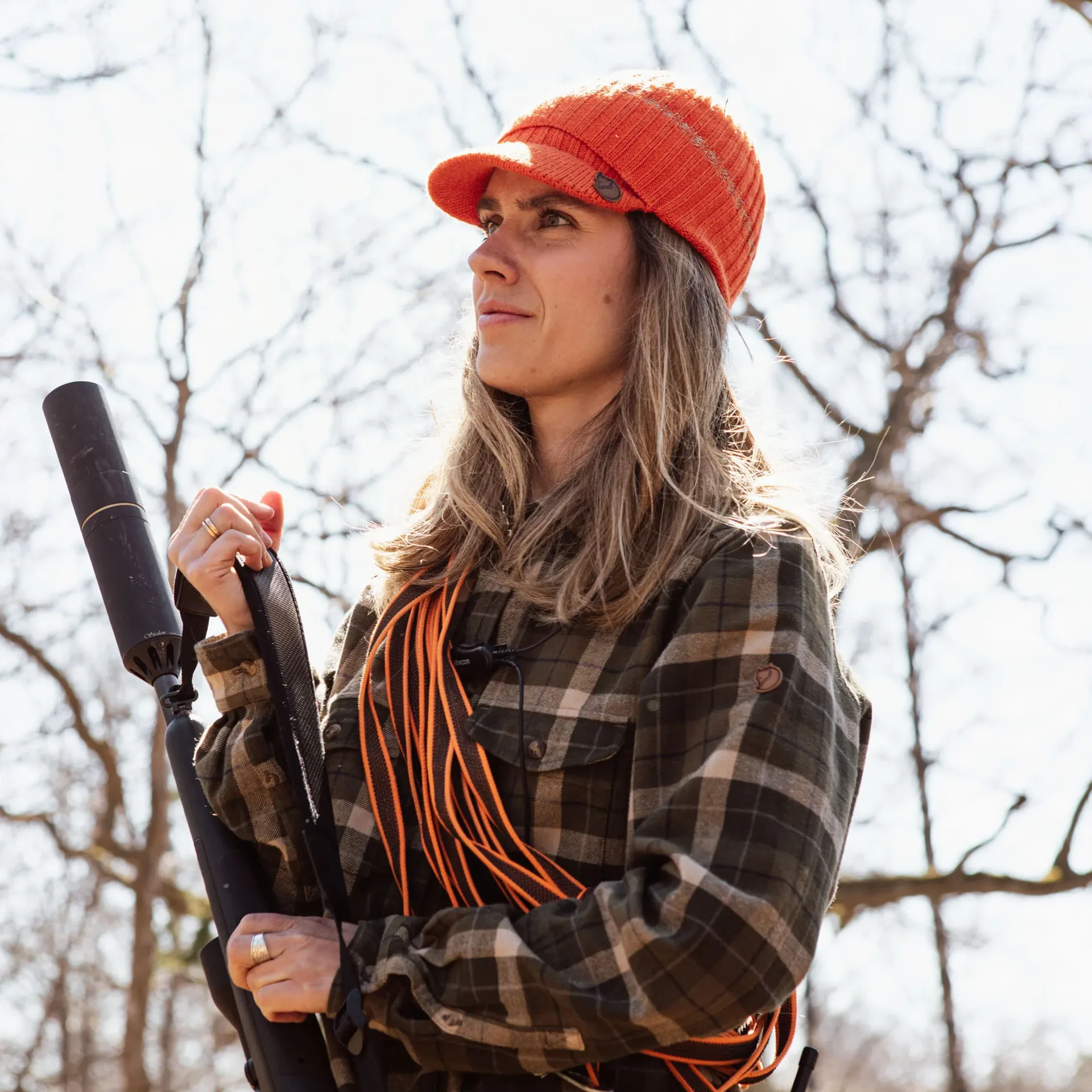 Fjallraven Lappland Balaclava Cap in Burnt Orange