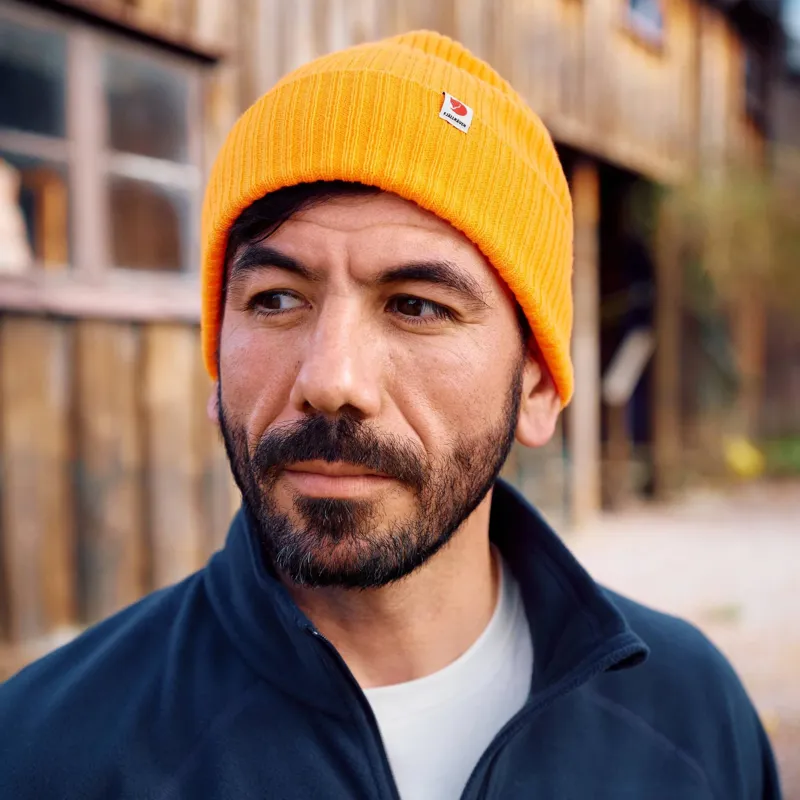 Fjallraven Rib Hat in Safety Orange-3