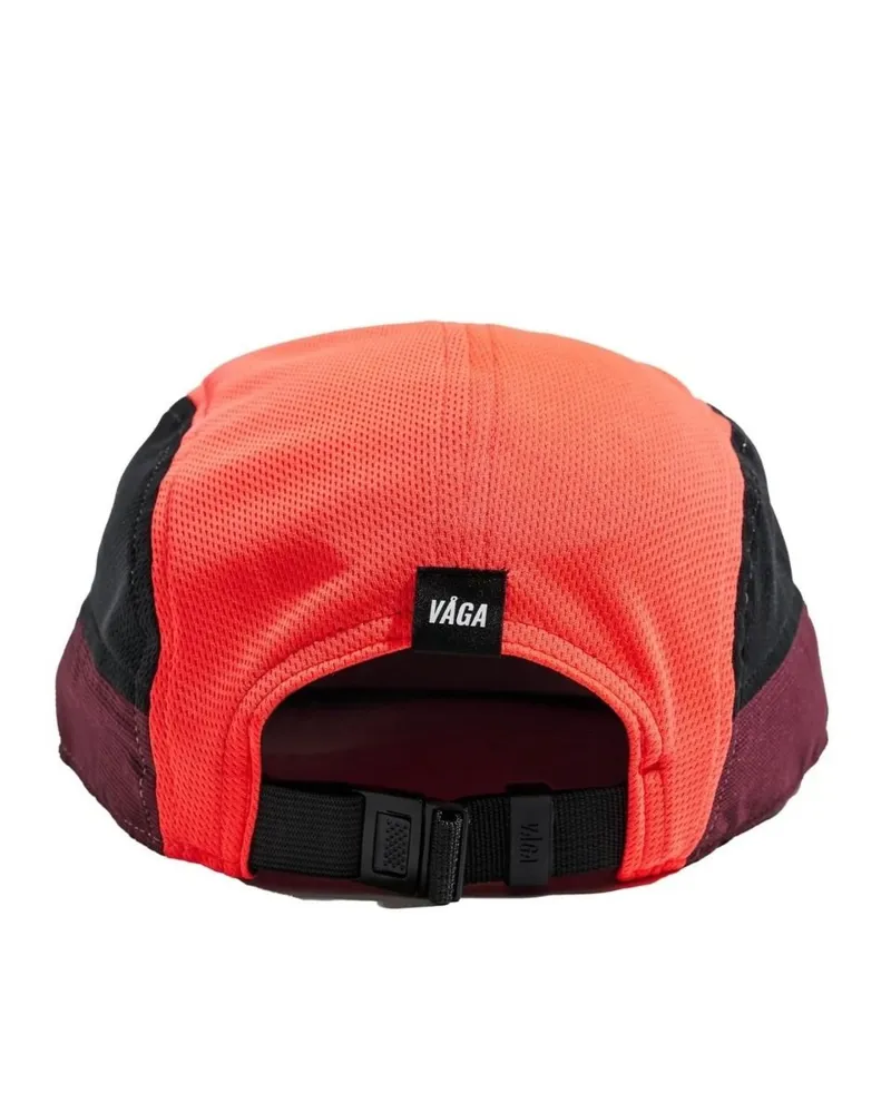 Vaga Club Running Cap in Neon Coral/Red/Bordeaux-3