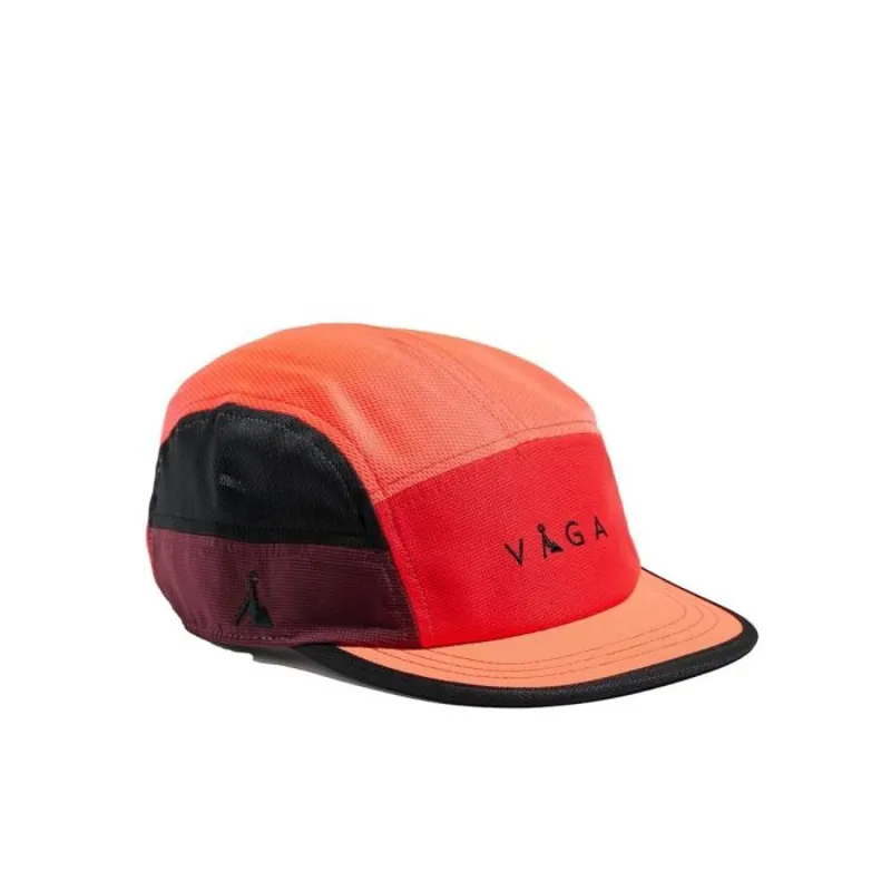 Vaga Club Running Cap in Neon Coral/Red/Bordeaux-1