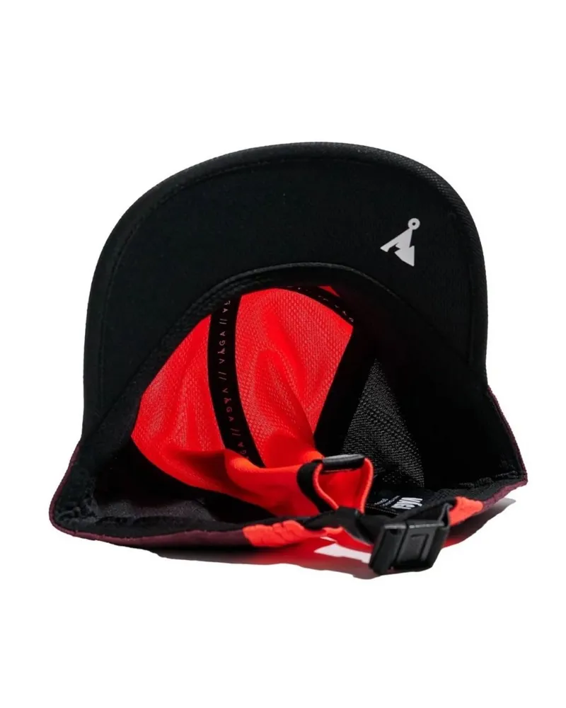 Vaga Club Running Cap in Neon Coral/Red/Bordeaux-2