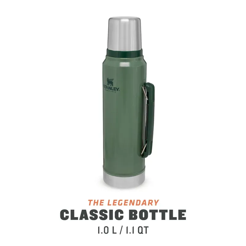 Stanley Classic Legendary Vacuum Bottle 1L in Hammertone Green-1