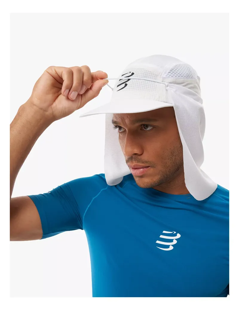 Compressport Stayfresh Ice Cap Sunshade in White-3