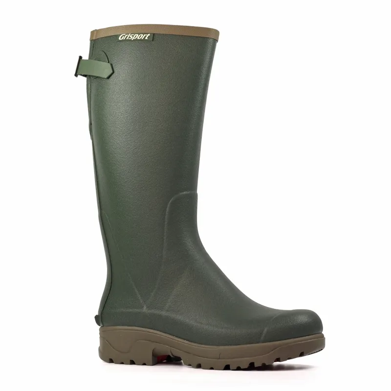 Grisport Stream II Wellingtons in Green-1