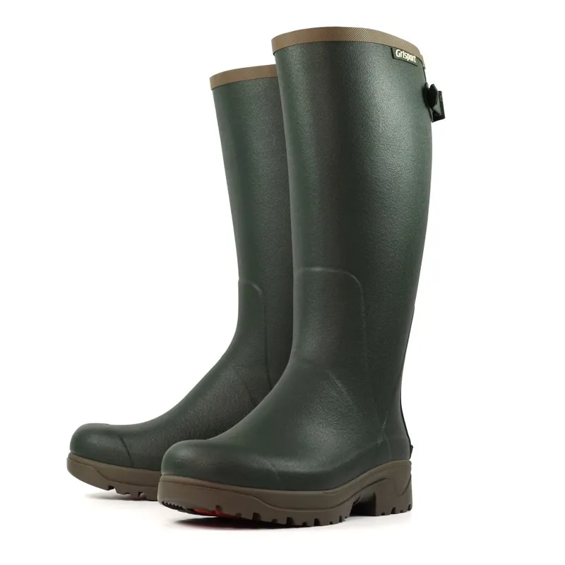 Grisport Stream II Wellingtons in Green-2