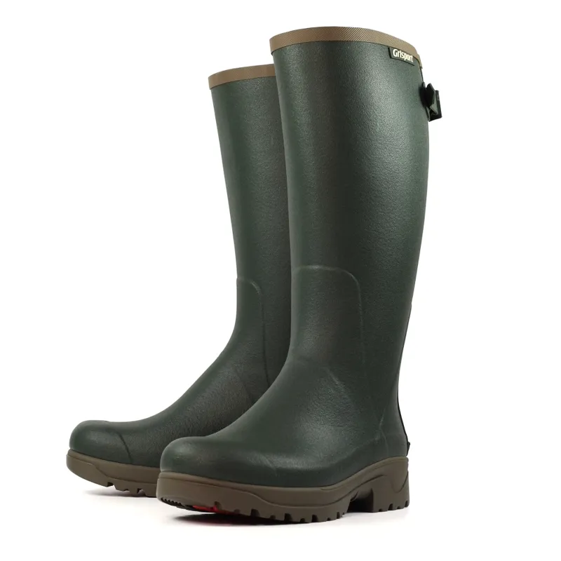 Grisport Stream II Wellingtons in Green-3