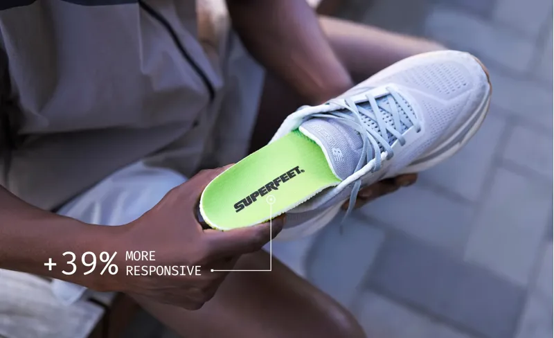 Superfeet Run Pacer Elite Insoles in Green-1