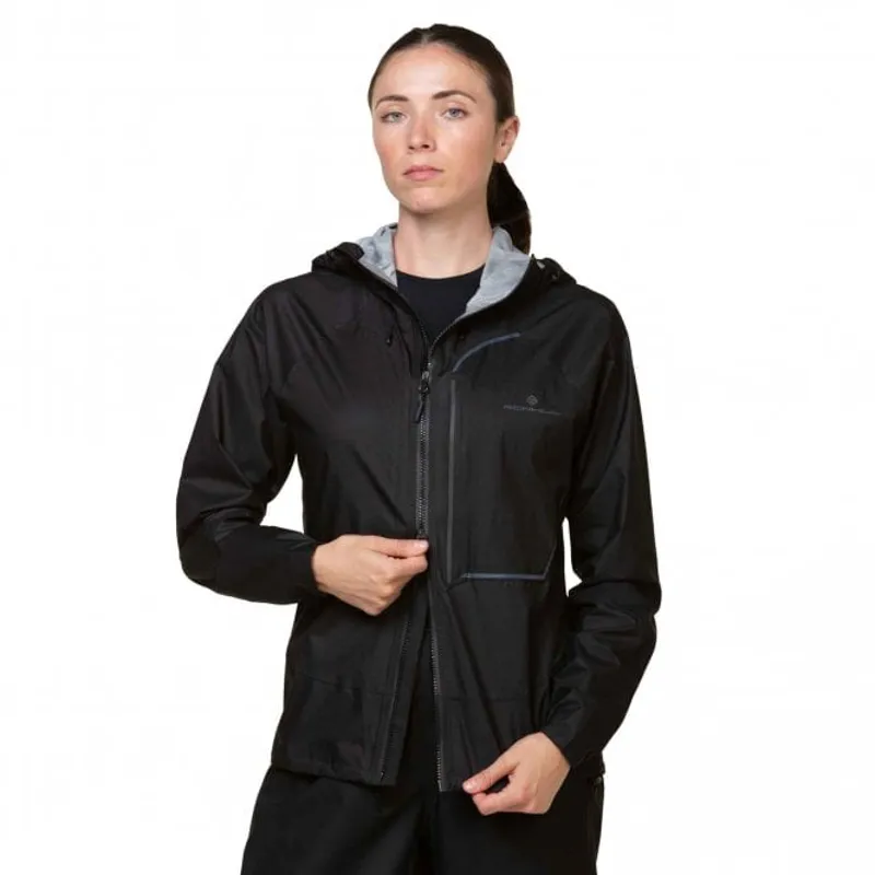 Ronhill Tech Fortify Jacket Womens in All Black-7