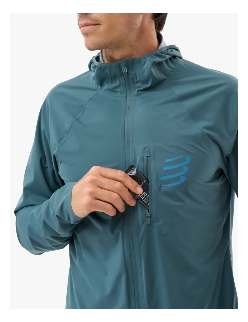 Compressport Tempest Waterproof Jacket Men's in Stargazer-4