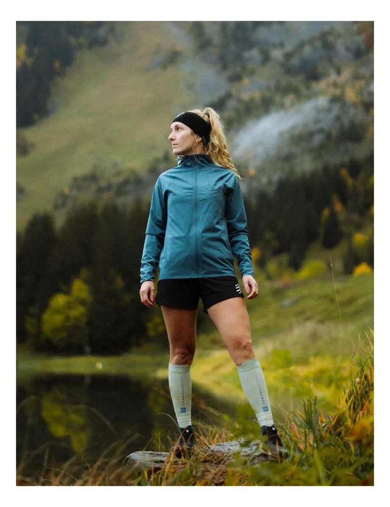 Compressport Tempest Waterproof Jacket Women's in Stargazer-5