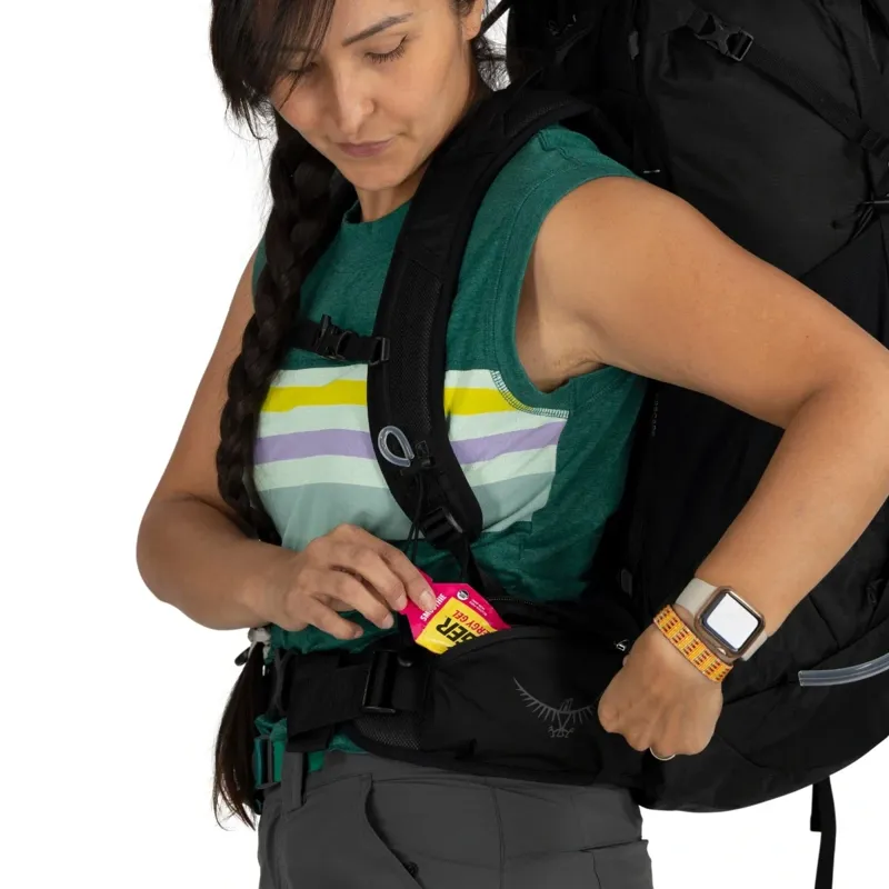 Osprey Tempest 44 Backpack in Red Pampas/Coal Grey-7