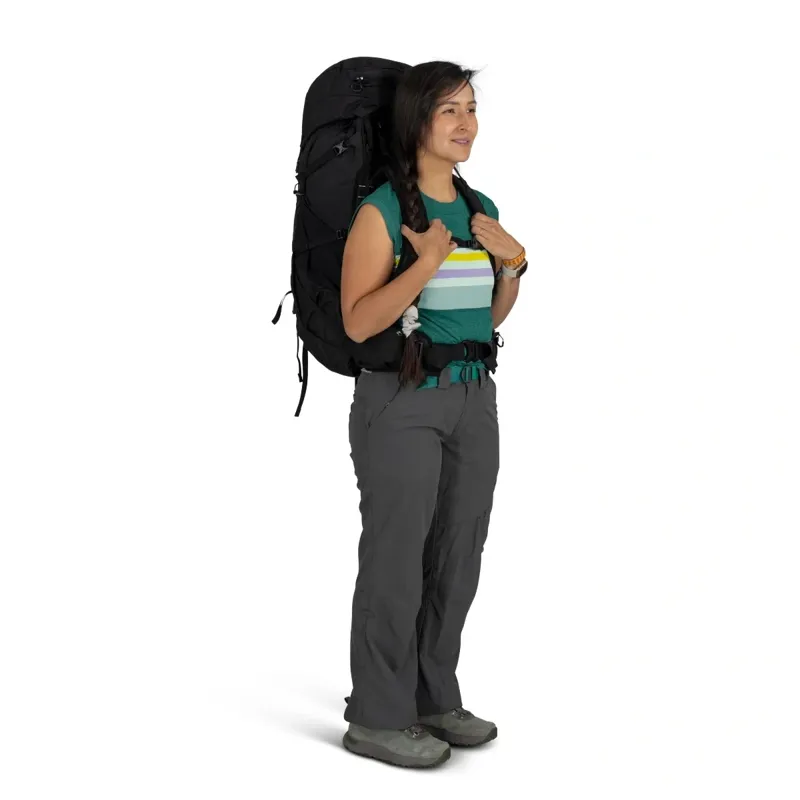 Osprey Tempest 44 Backpack in Red Pampas/Coal Grey-8