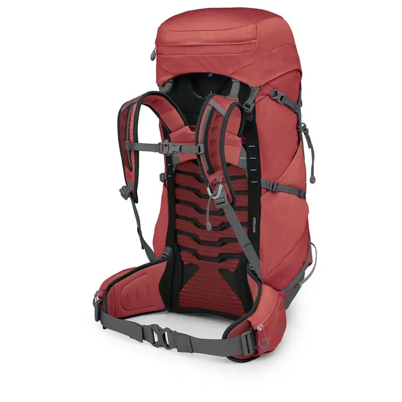 Osprey Tempest 44 Backpack in Red Pampas/Coal Grey-2