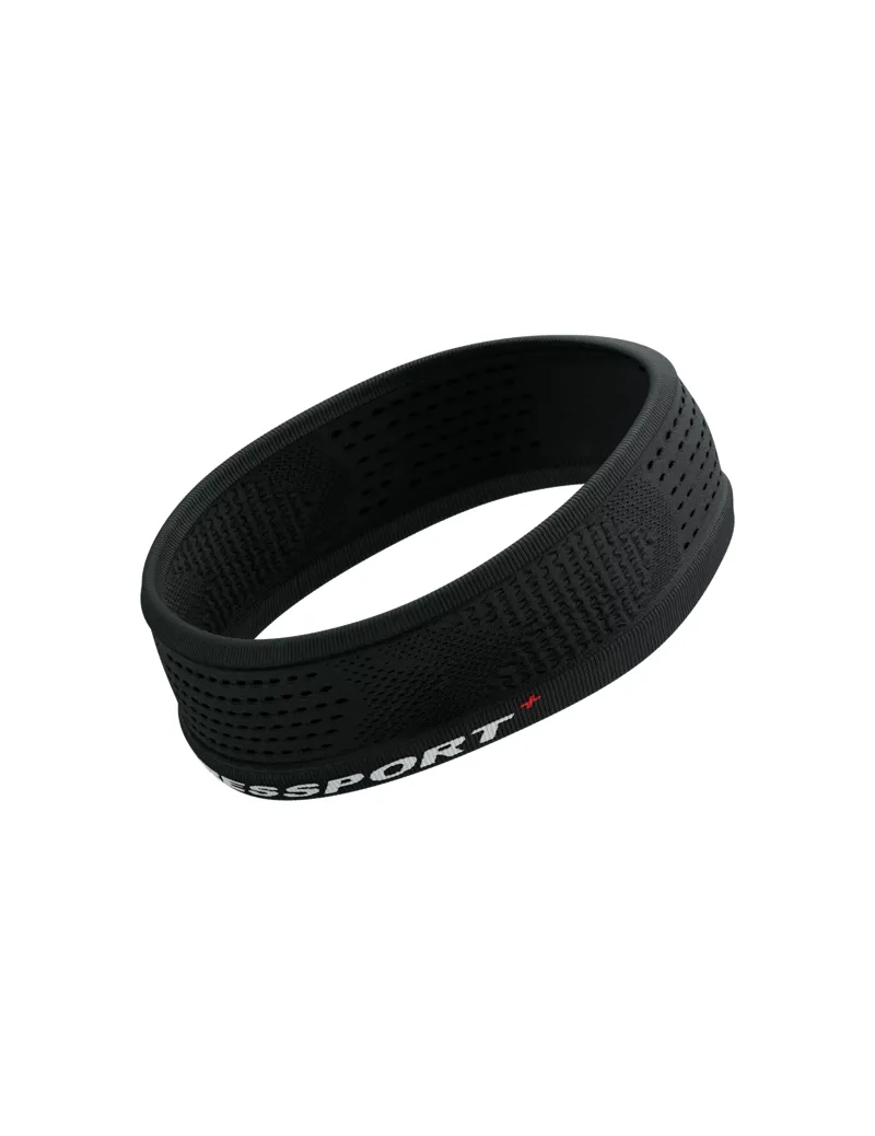 Compressport Thin Headband On/Off in Black-1