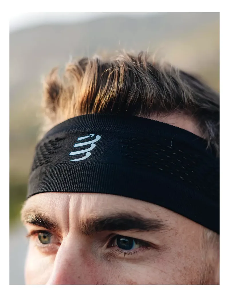 Compressport Thin Headband On/Off in Black-3