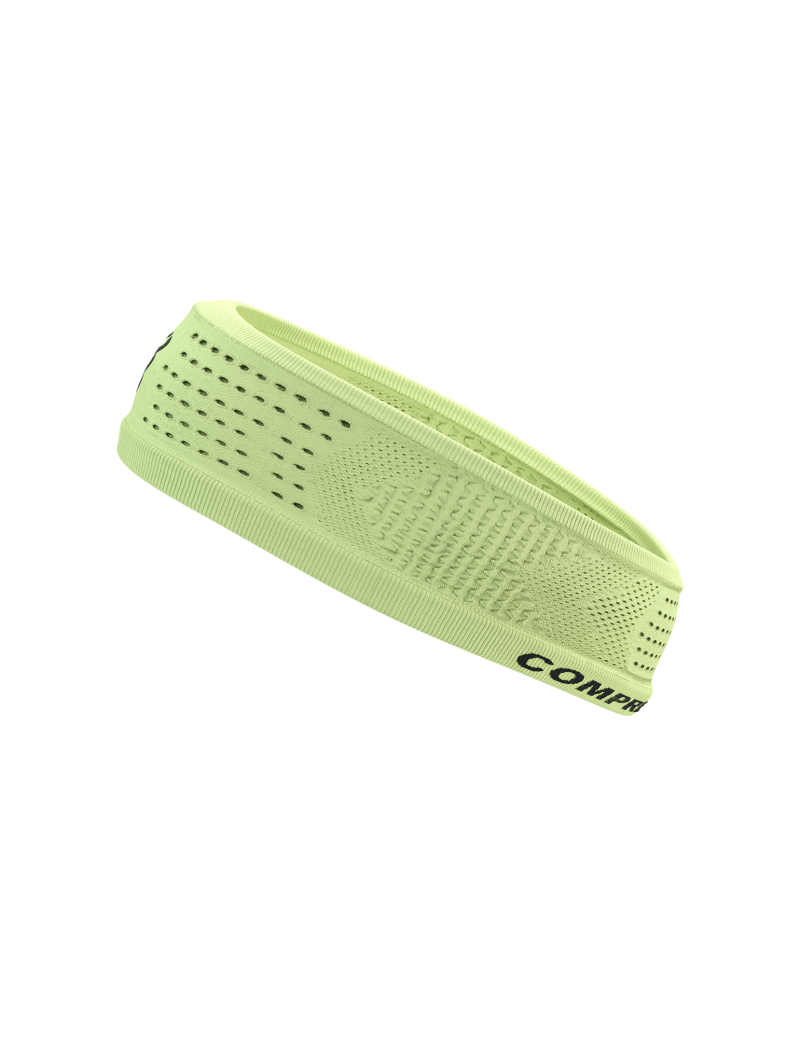 CompresSport Thin Headband On/Off in Shadow Lime-2
