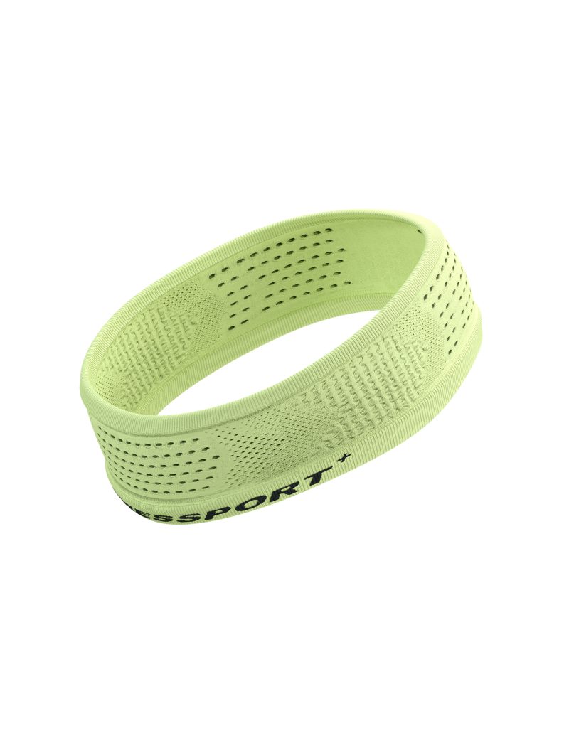 CompresSport Thin Headband On/Off in Shadow Lime-3