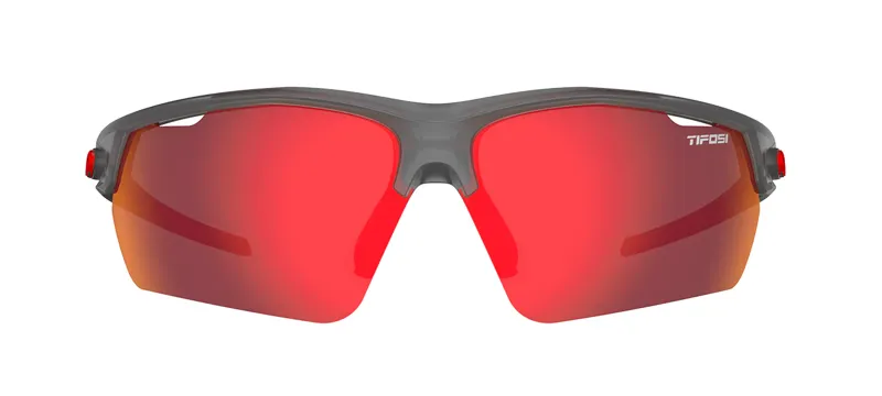 Tifosi Navar FC Sunglasses in Satin Vapor Smoke Red Mirror-1