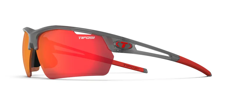 Tifosi Navar FC Sunglasses in Satin Vapor Smoke Red Mirror-2